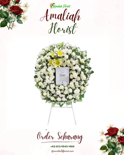 Krans Bunga Duka Cita di Madura